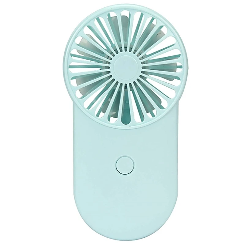

Personal Mini Handheld Fan USB Recharga Colorful LED Small Portable Fan with 3 Speed Modes for Travel Camping Hiking and Office