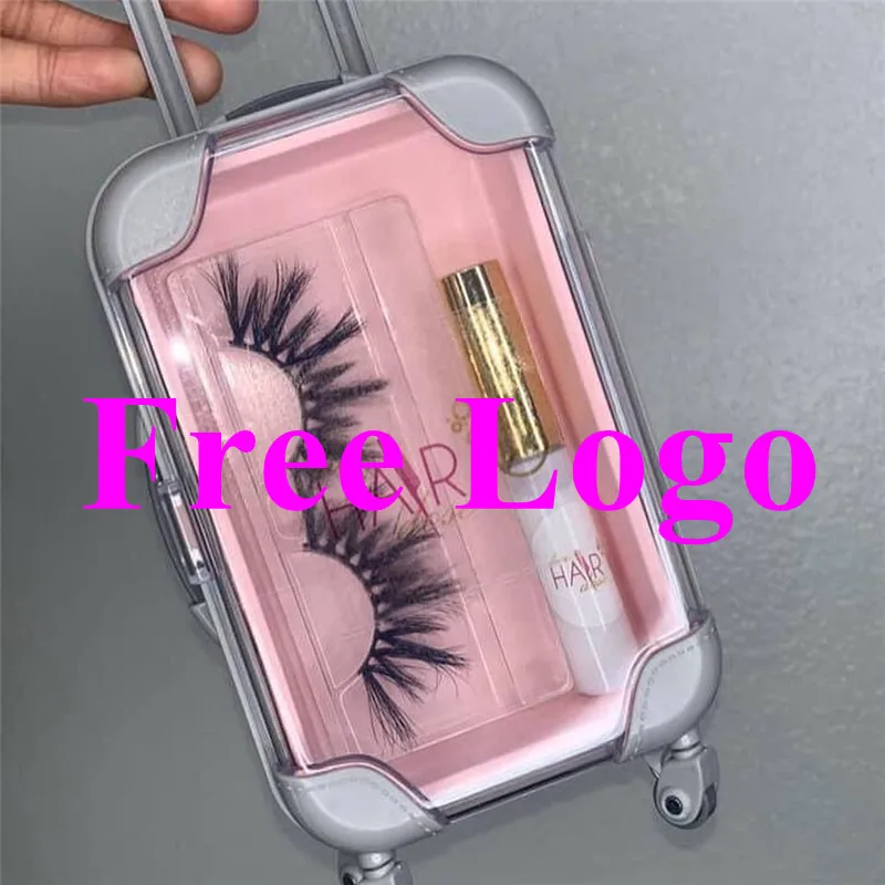

Popular Suitcase Eyelash Packaging And Luxury 3D Mink Eyelashes