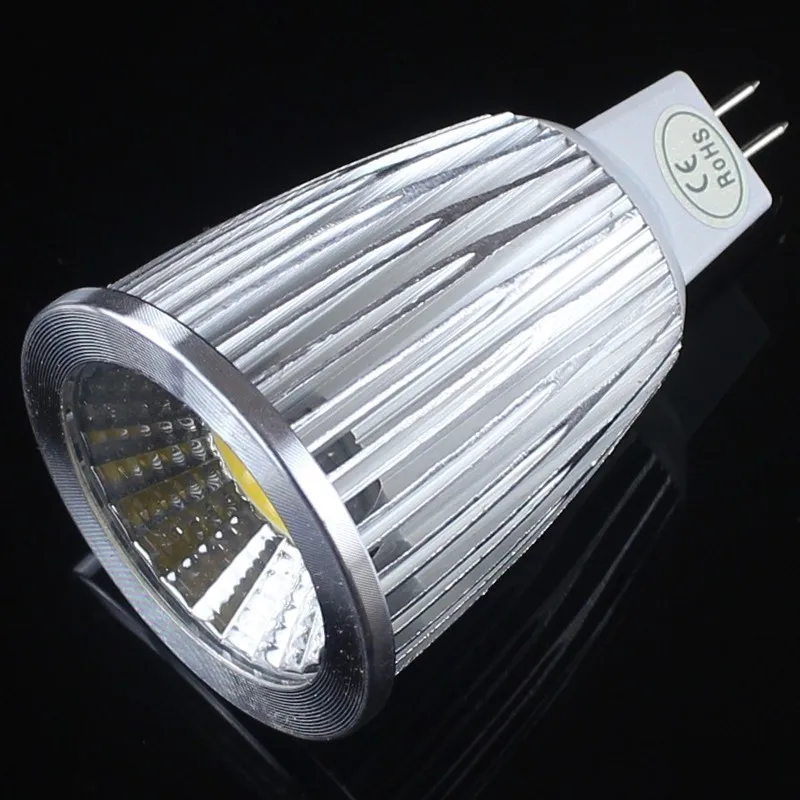 Новинка высокомощный светодиодный светильник MR16 GU5.3 shock 3W 5W 7W светодиоидная лампа с регулируемой яркостью удар прожектор теплый белый свет, холодный белый mr16 12 В LED лампа gu5.3 220V