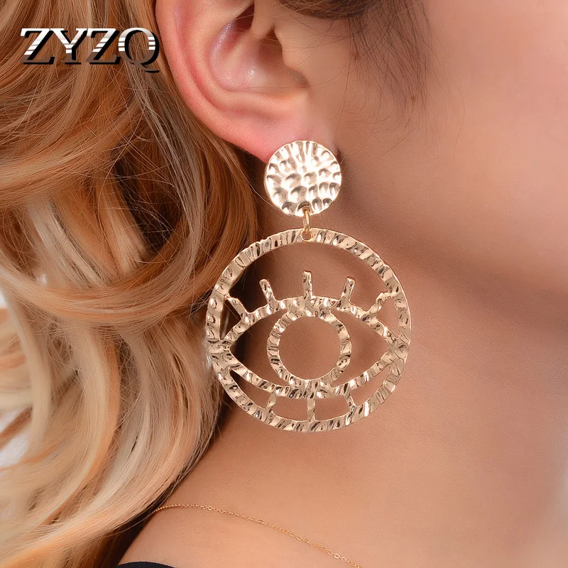 Серьги капли ZYZQ Fancy Hyperbole с креативным дизайном в виде глаза дьявола супер сюрприз