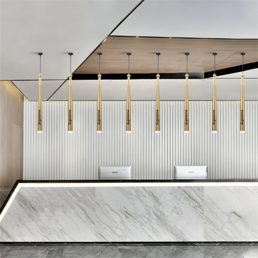 구매 Nordic Iron Baseball Bat Shade Pendant Lights Children's Room Bar Club Front Bar Living Dining Room Hanging Lights Fixtures