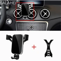 car mobile phone holder stand for mercedes benz gla 45 amg x156 cla w117 c117 gla200 gla250 coupe air vent mount bracket clip