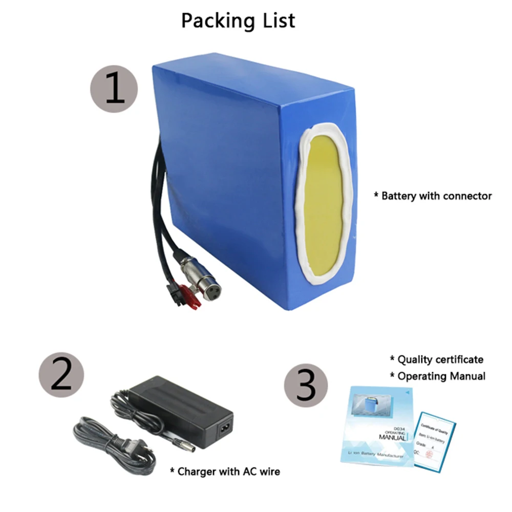 36 В 10 А · ч 13 15 водонепроницаемый аккумулятор из ПВХ Ebik 500 Вт литиевая батарея с