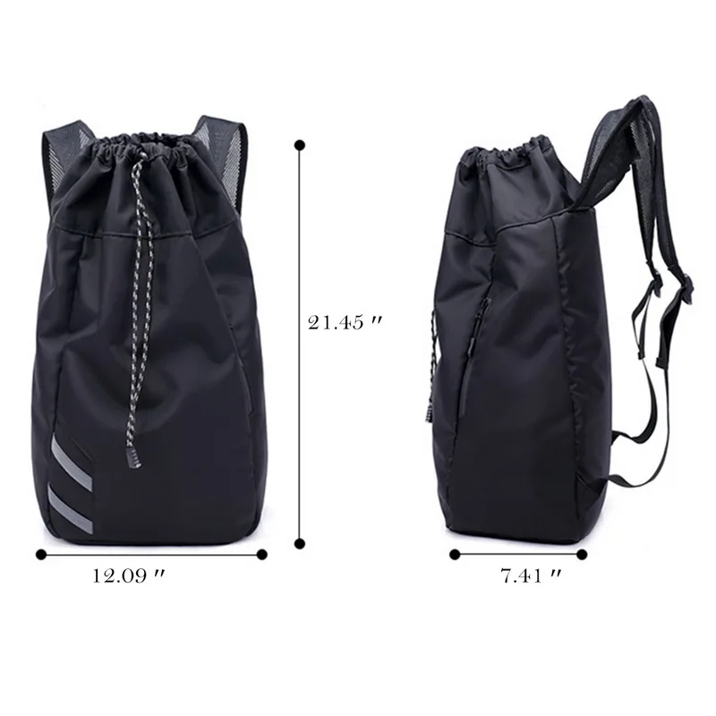 JODIMITTYMen Basketball Backpack School Bags For Balls Soccer Drawstring Mash Fitness Bucket Bag Outdoor Sports bag 2020 |
