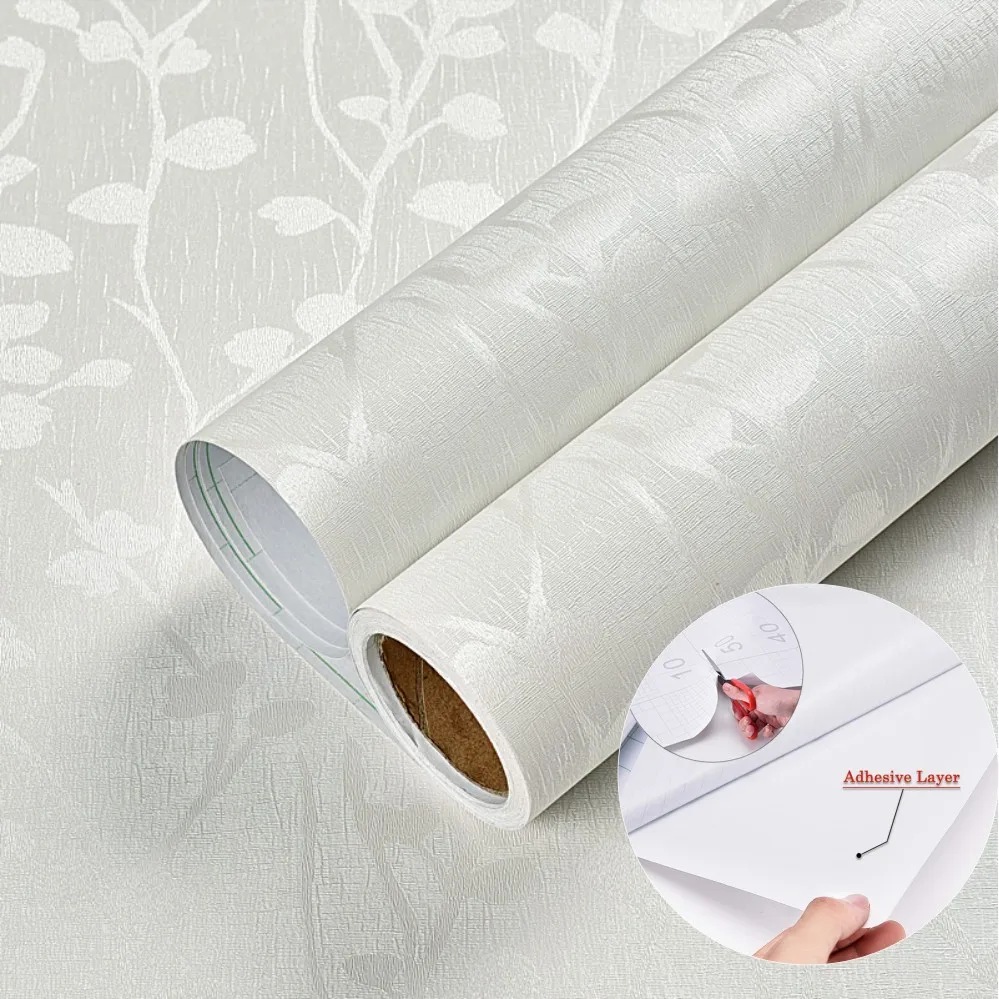 

Современная самоклеящаяся виниловая бумага для стен, съемные бумажные стены с листьями, домашний декор