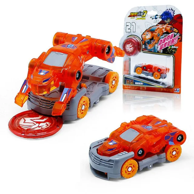 

Burst Speed Screechers Wild Deformation Car Action Figures Multiple Chip Capture Wafer 360 Flip Transformation Cars toys Z19
