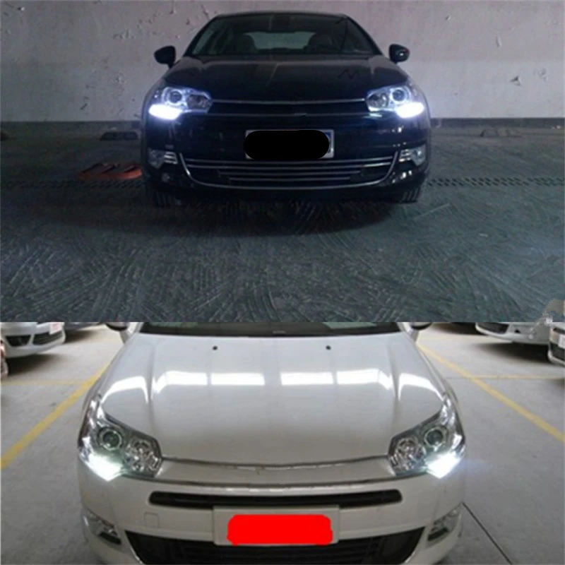 2X Высокая мощность без ошибок hp24w G4 12v led drl светильник для peugeot 3008 5008 citroen C5
