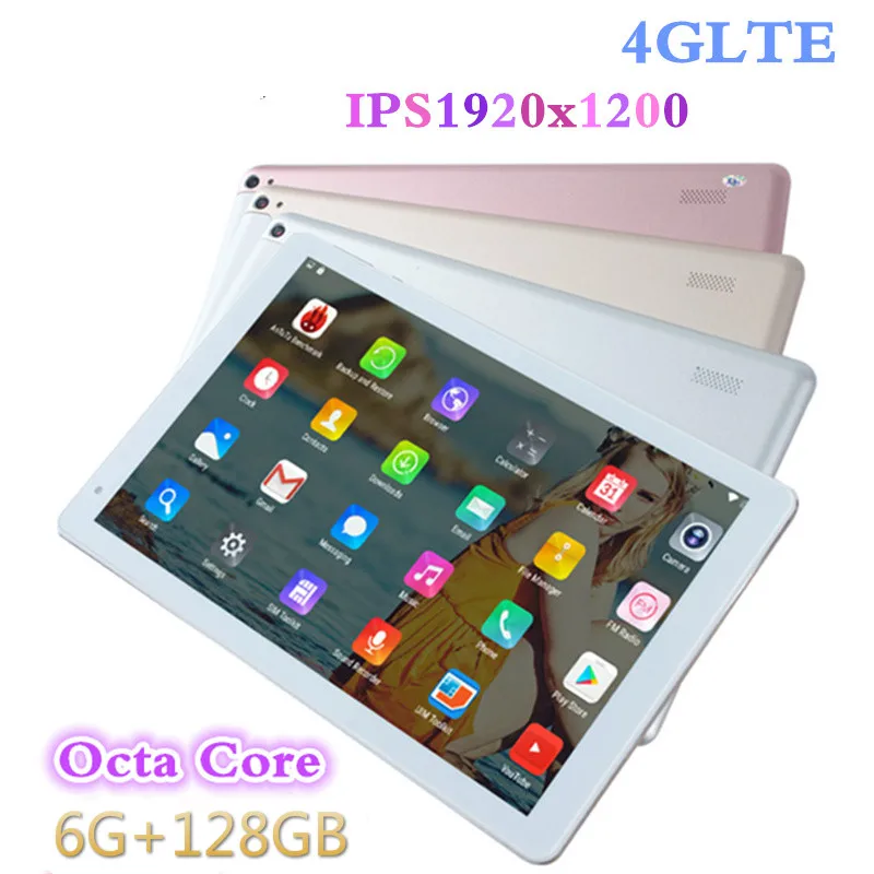 Планшетный ПК YAHU 10 дюймов 3G/4G LTE Android 8 0 Восьмиядерный 6 ГБ + 128 Гб 1920*1200 IPS две SIM карты