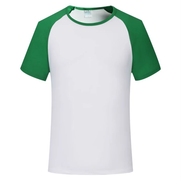 Promotional Men Round Neck Raglan Short Sleeves T-shirt With Custom Logo Printed Tshirts For Women | Мужская одежда