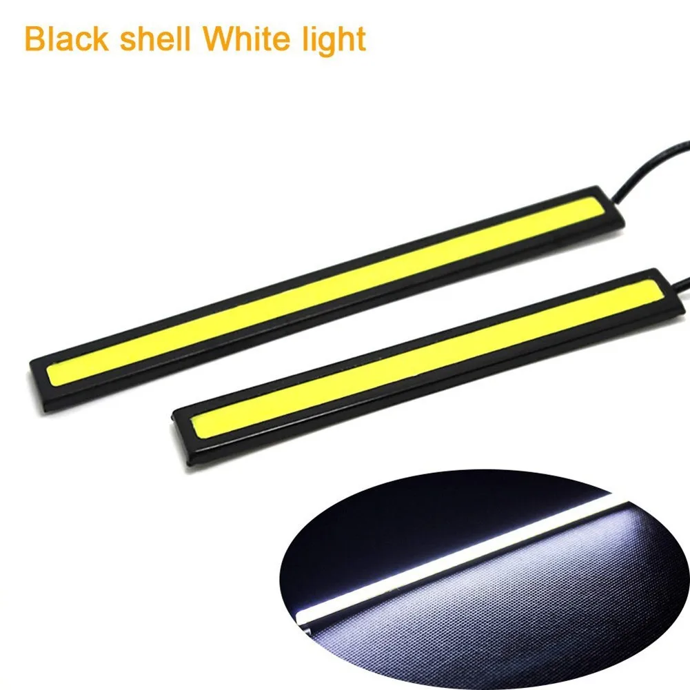 

2Pcs Waterproof Car Light Accessories DC12V COB LED Lights DRL Colorful Fog Driving Lamp 17CM For COB Car Light Equippment