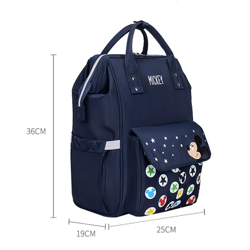 Женская сумка для мамы Disney с Микки Маусом, вместительная сумка для детских подгузников, тоут для прогулочной коляски, дорожный рюкзак для ух... от AliExpress RU&CIS NEW