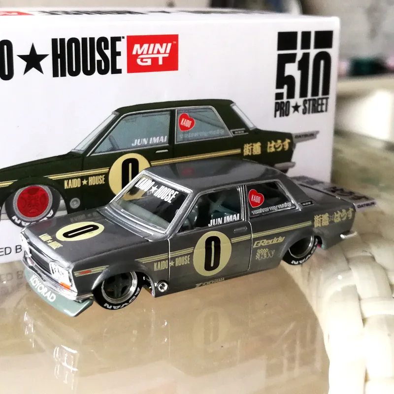 MINI GT &amp KAIDO HOUSE 1:64 DATSUN 510 #0 Чейз Ограниченная Коллекция литых под давлением моделей
