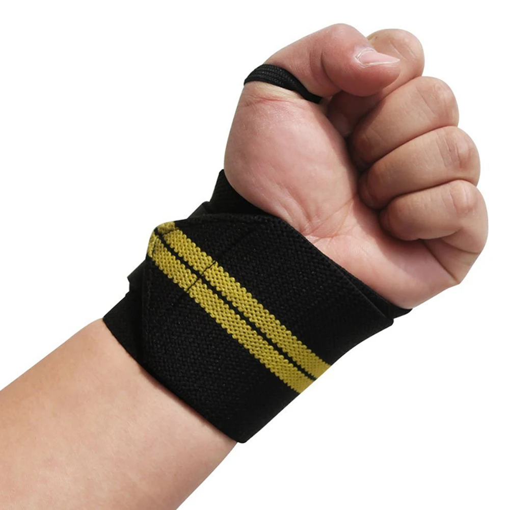 High quality 1 piece Weight Lifting Strap Fitness Gym Sport Wrist Wrap Bandage Hand Support Wristband dropshipping wholesale | Спорт и