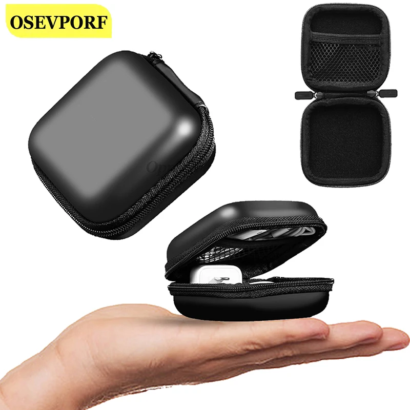 Портативный мини-чехол для наушников/usb-кабель/наушники/usb-накопитель/чехол карты