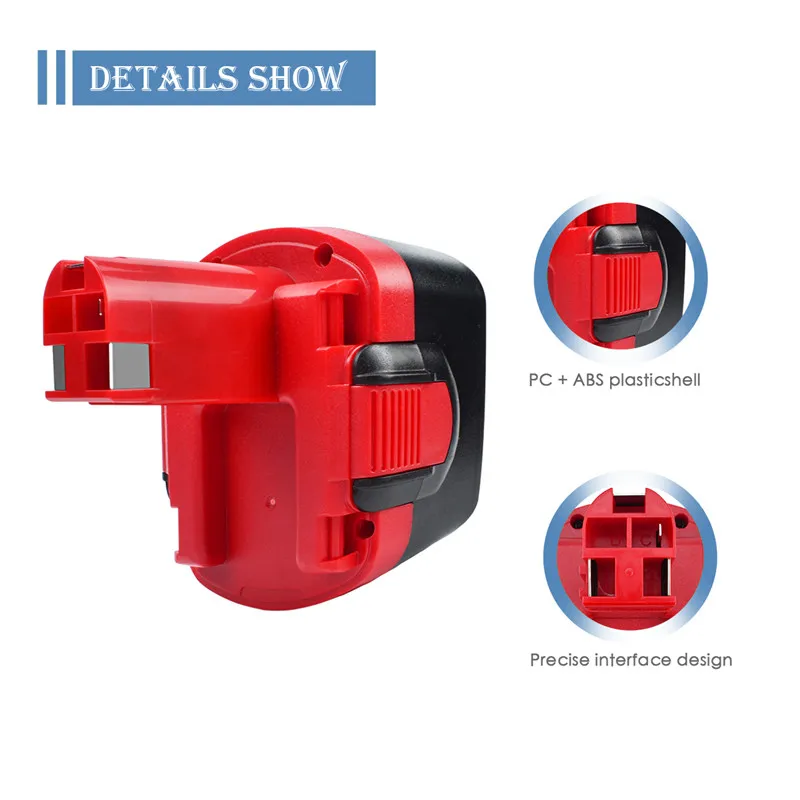 Bonacell 12В 3000 мАч Ni-MH аккумулятор для Bosch 12В дрель GSR 12 VE-2, GSB 12 VE-2, PSB 12 VE-2, BAT043 BAT045 BTA120 26073 35430