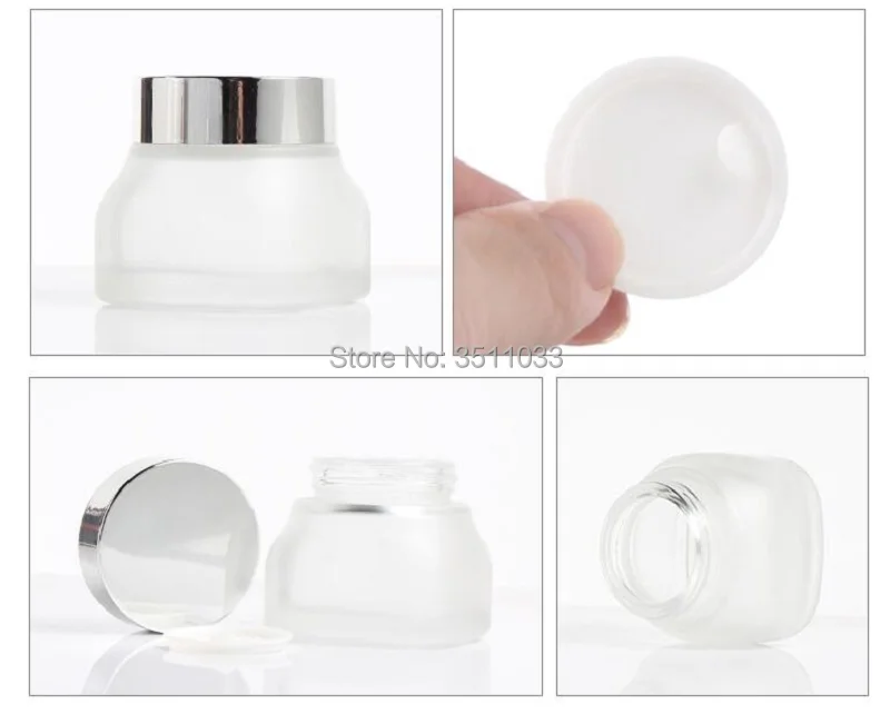 40 мл матовый стеклянный косметический флакон с насосом для лосьона 100 спрей