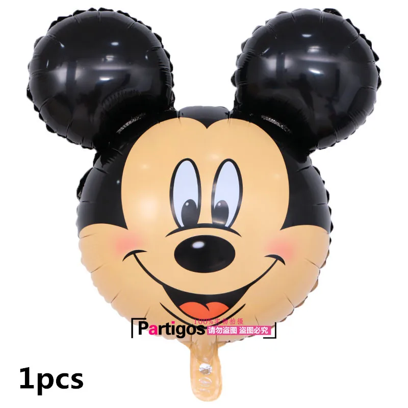 10 шт./lotRed и черных латексных шарика в горошек надувные шары Mickey Мышь тема День Рождения globos Свадебные baby shower вечерние украшения - Цвет: 1pcs