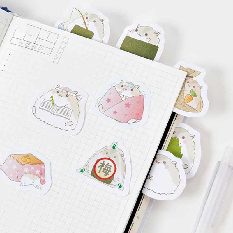 Творческий Kawaii Маленькая наклейка в форме животных милые украшение дневника