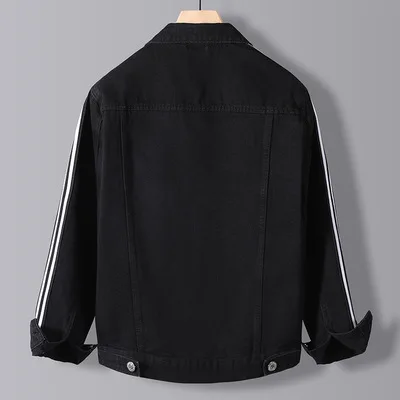 

Куртка мужская джинсовая, Повседневная Свободная Молодежная куртка с длинным рукавом, Корейская версия, весна-осень