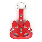 Кожаный брелок ручной работы, женский автомобильный брелок, мини-брелок в виде кошки, маски, брелка, игрушка, брелок, милая фотография, кошелек, аксессуар, дизайнерский подарок