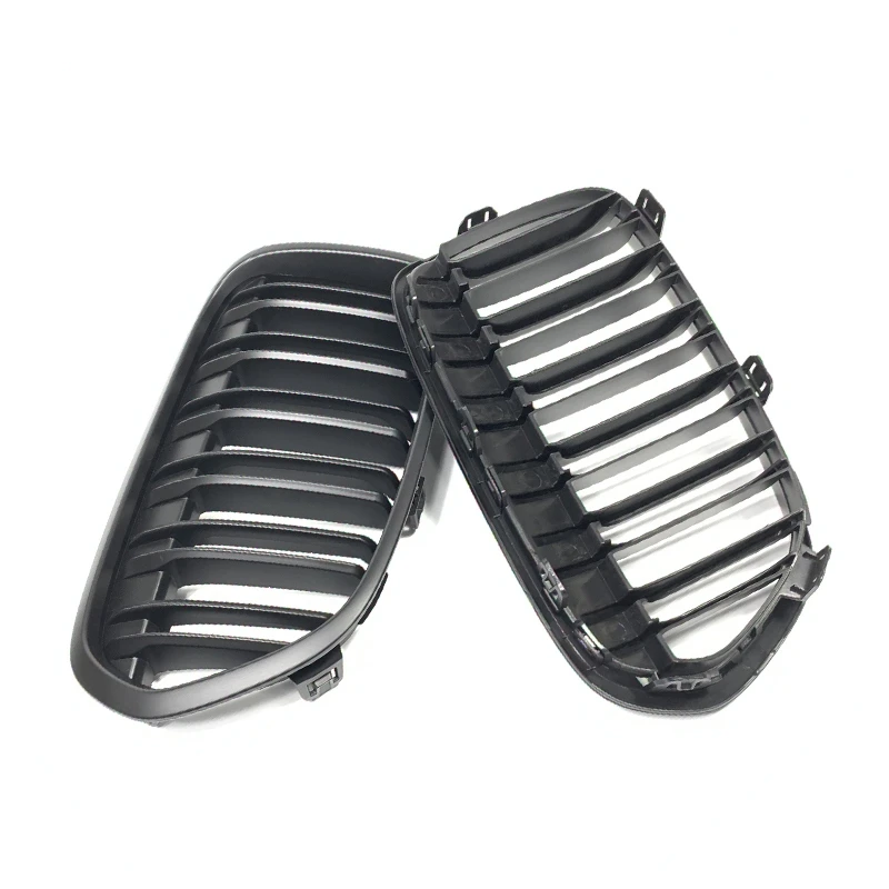 

Car Dual Slat Matte Black Front Kidney Grilles Set For-BMW F52 1-Series 2018-2021