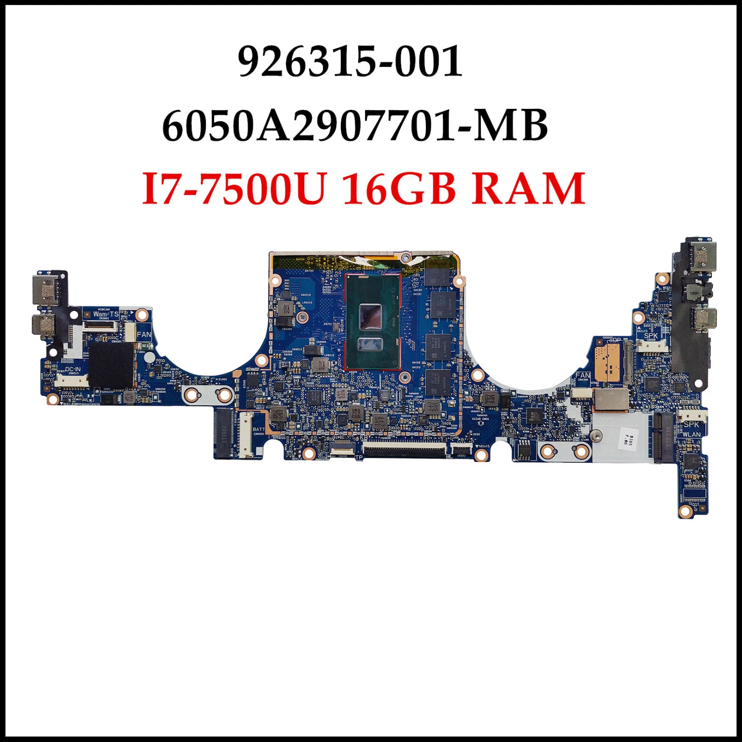 Качество 926315-001 для HP Envy 13-AD серия материнская плата ноутбука 6050A2907701-MB TPN-I128