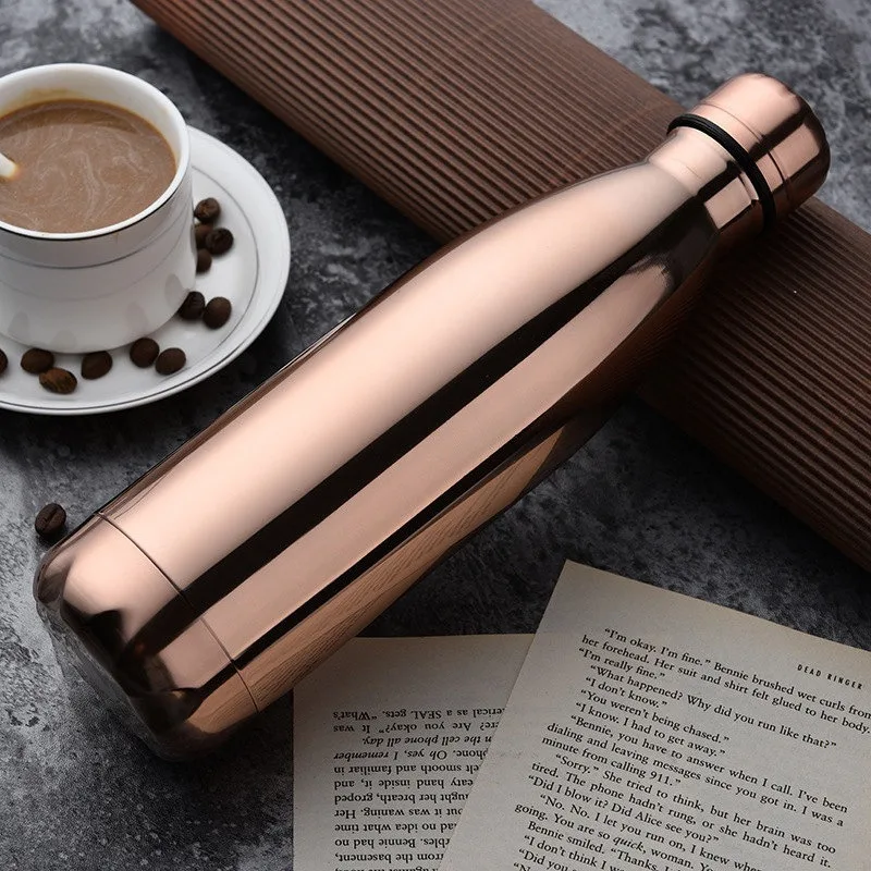 

Water Bottle Insulated Cup Stainless Steel Beer Tea Coffee Thermos Portable Travel Sport Vacuum Water Bottles