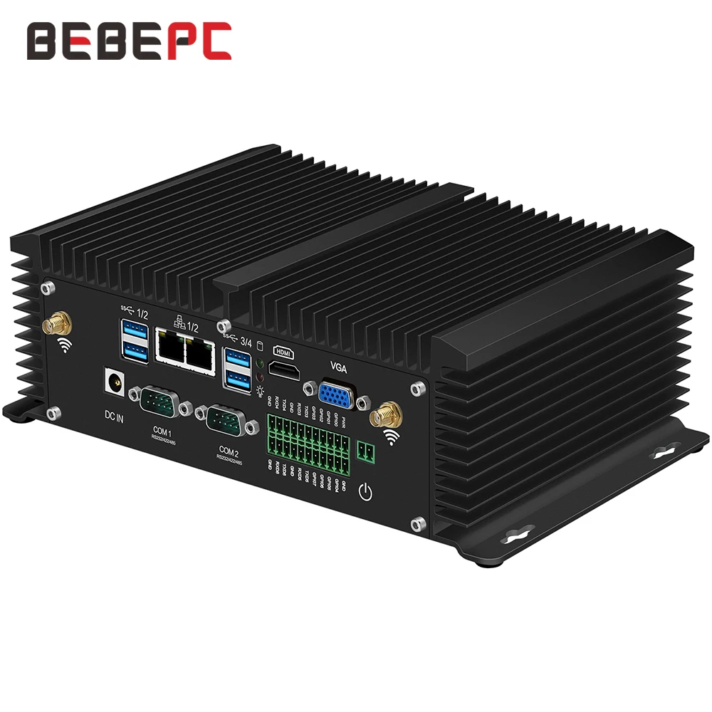 Industrial Mini Pc Core I5 8250u I7 8550u 2*ddr4 Ram 2*rs485