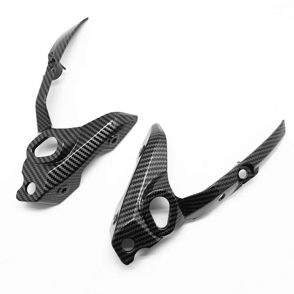 

Front Nose Headlight Turn Signal Fairing Carbon Fiber For FZ-07 MT-07 2014-17
