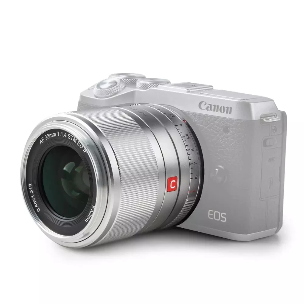 Viltrox 33 мм f1.4 STM EF-M крепление Авто фокус APS-C Prime объектив для камер Canon EOS M M5 M6 Mark II M100