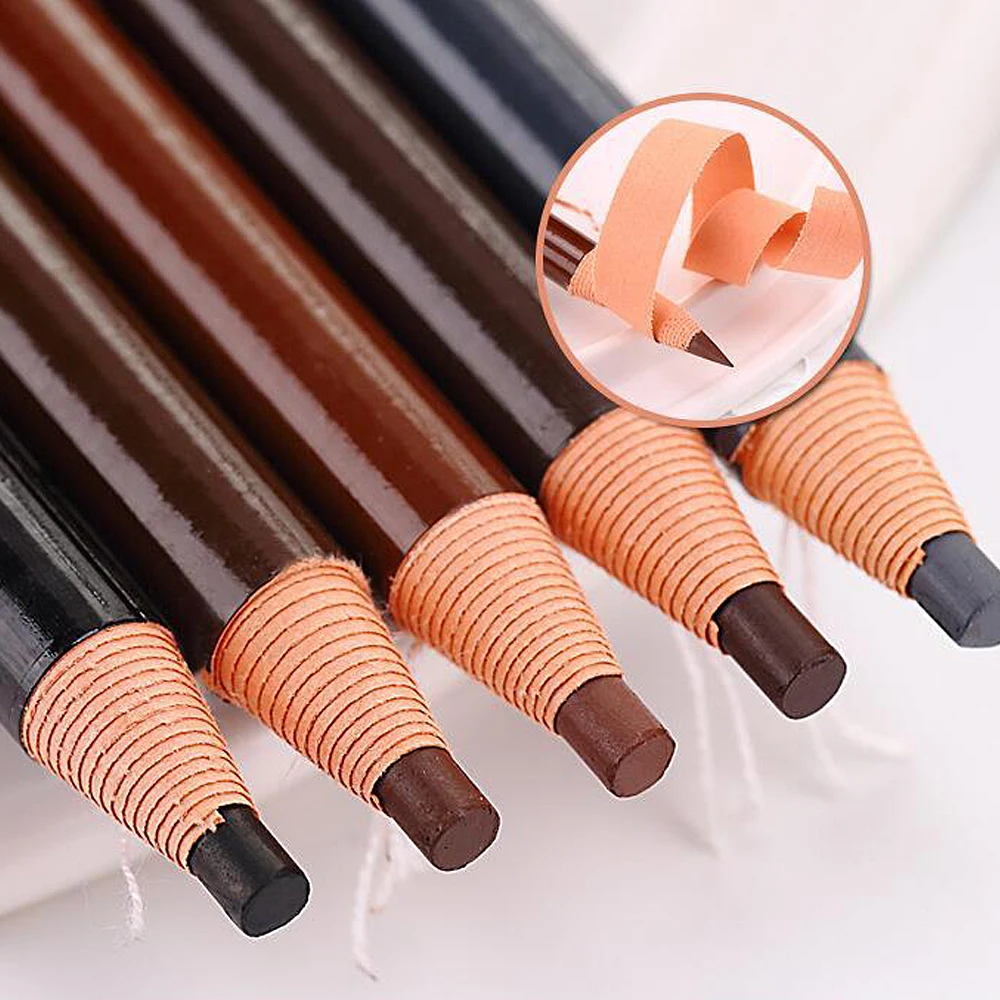 5 видов цветов карандаш для бровей Макияж натуральная долговечная Водостойкая