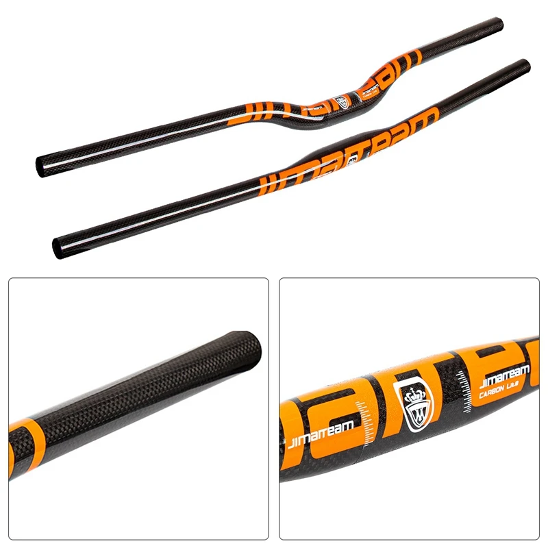 

Promotion Jimaiteam 3K Gloss Carbon Fiber MTB Handlebar Handlebar For Mountain Bicycle 31.8 x 720mm Bicycle Accessories