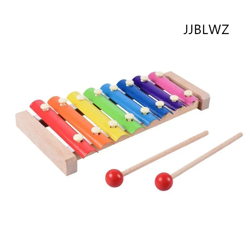 Новые деревянные детские игрушки Перкуссия 8 ксилофон раннего детства