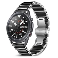 22mm 20mm ceramic metal strap for samsung galaxy watch 3 gear s3 huawei watch3gt high end smart watch wristband for amazfit gtr