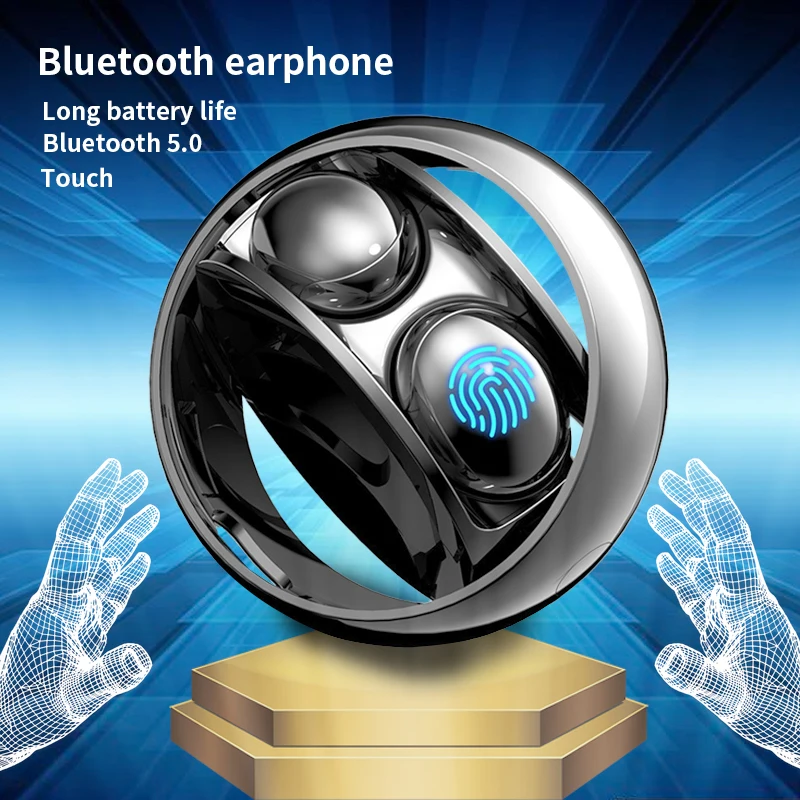 Новинка H8 Tws Bluetooth 5 0 вкладыши беспроводные наушники вращающаяся зарядная коробка