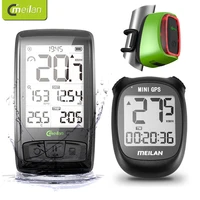 meilan m3 m4 bike computer wireless cycling speed cadence sensor bike speedometer odometer bicycle computer with taillight led