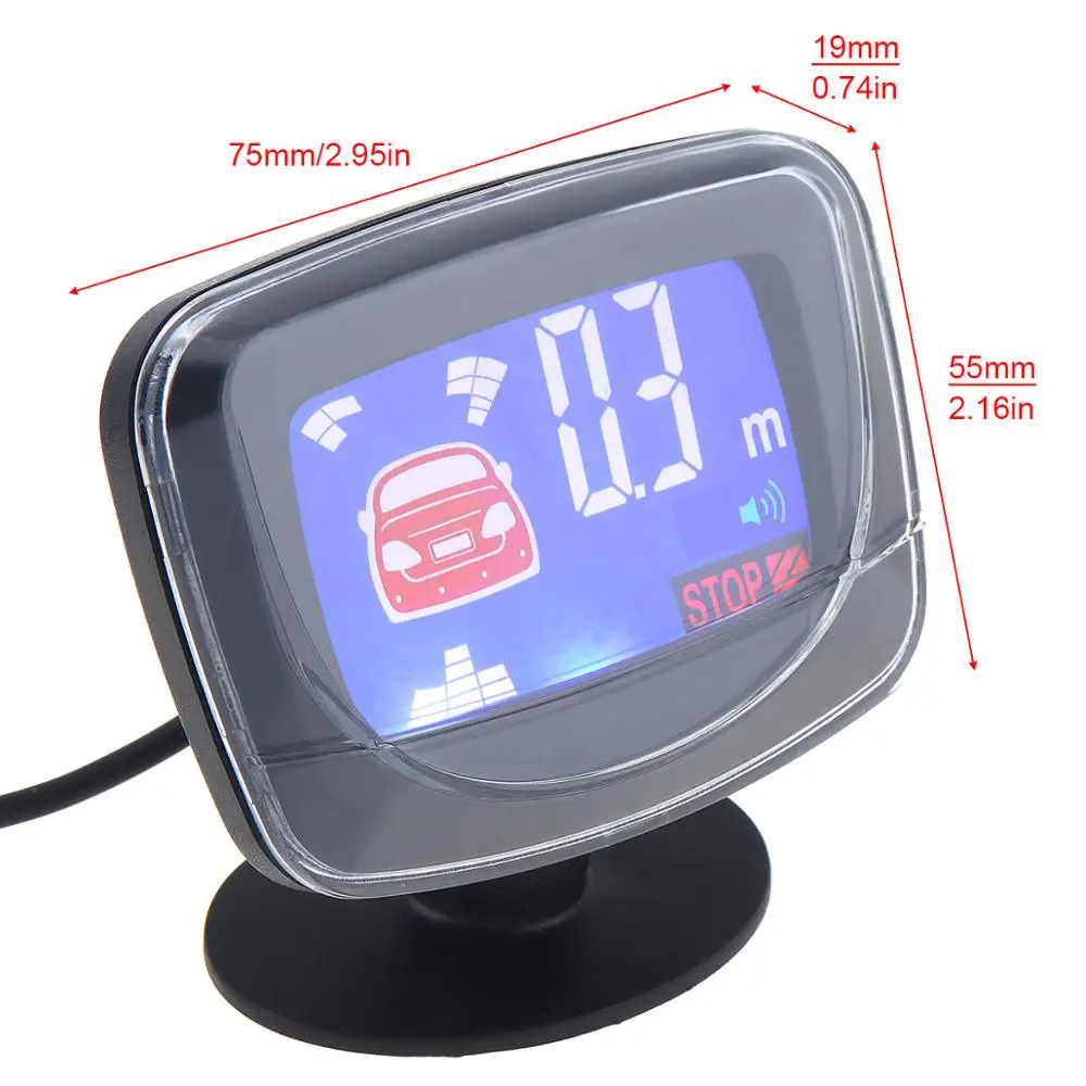 Водонепроницаемый звуковой сигнал заднего вида автомобильная система датчиков