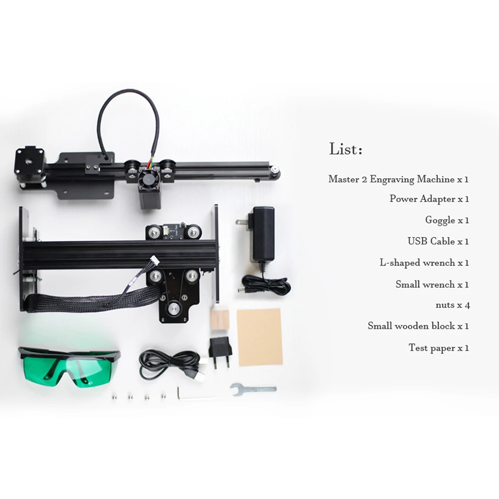 Настольный лазерный гравер 20 Вт портативный гравировальный станок для резьбы