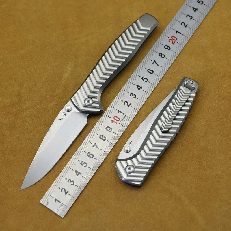 LOVOCOO Ограниченная серия, ось 781 D2, стальной складной нож с алюминиевой ручкой, походный карманный нож для выживания, охотничьи кухонные ножи, инструмент для повседневного использования
