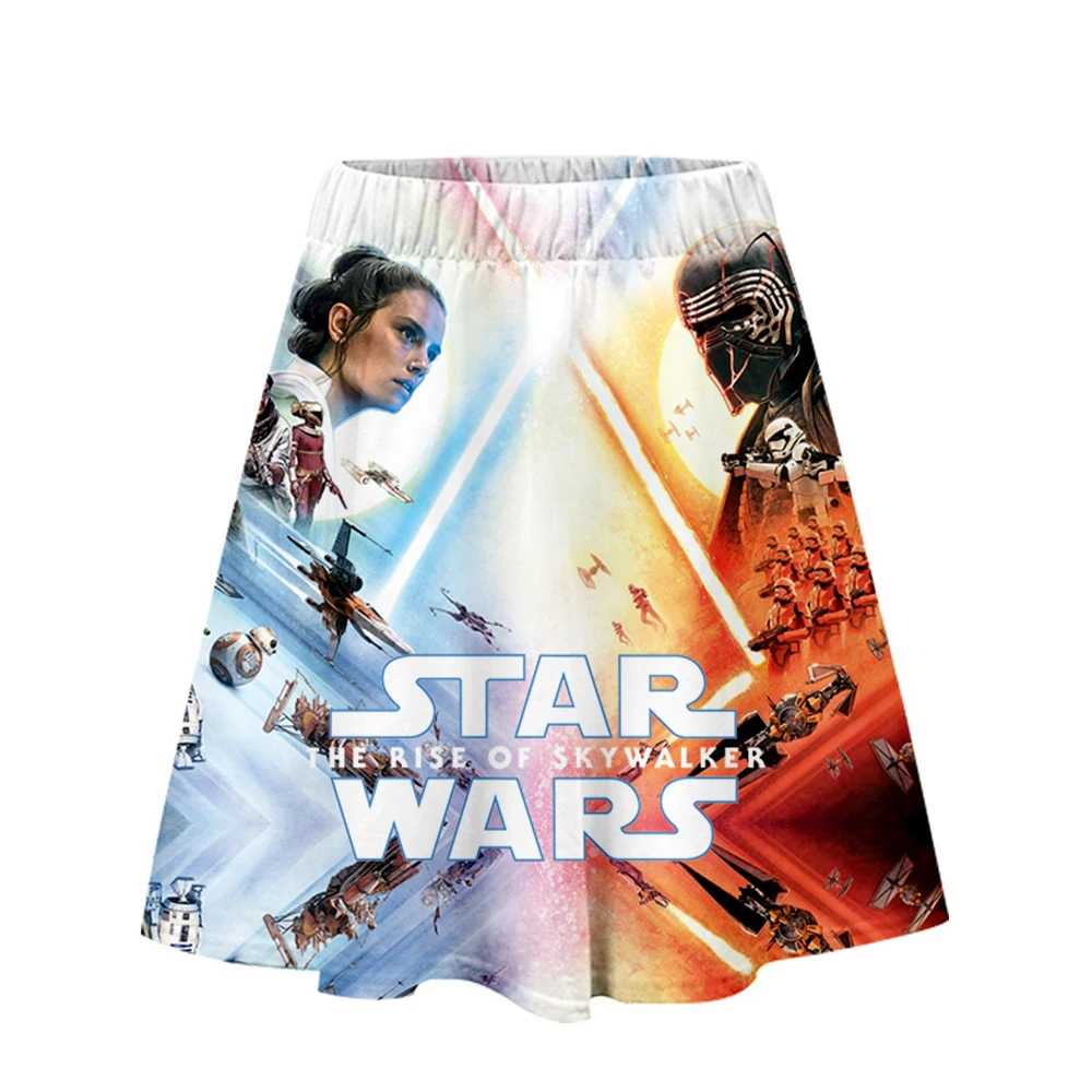Star war/одежда с 3D принтом skywalker, повседневная женская юбка, летняя удобная юбка, топы, крутые женские юбки, Лидер продаж
