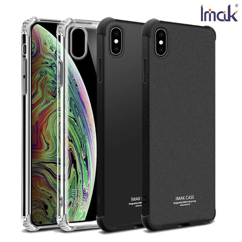 IMAK ударопрочный чехол для iPhone 11 Pro Max кристальная задняя крышка Etui 11Pro