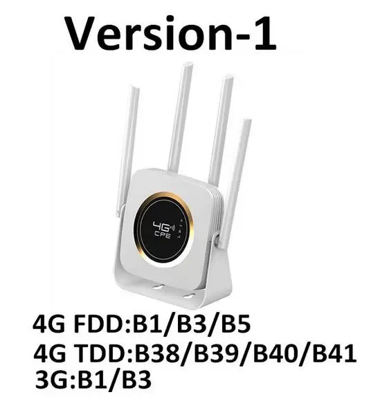 version-1White KuWFi 4G LTE маршрутизатор Lan порт беспроводной CPE встроенный аккумулятор 3000 мАч 300 Мбит/с высокоскоростная Мобильная точка доступа Wifi со слотом для sim-карты - Цвет: version-1White