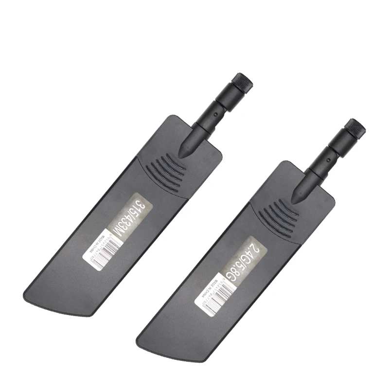 

2PCS 2.4G 5G 5.8G dual band folding glue stick antenna 433mhz 315mhz data transmission high gain 20dbi sma male female interface