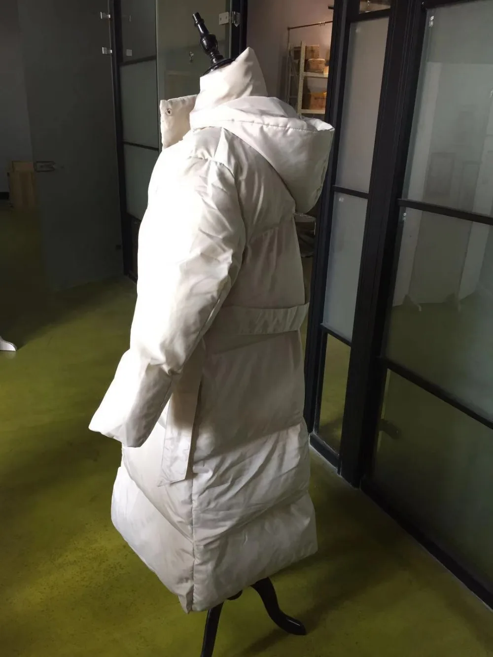Женское Свободное пальто X-long, зимняя теплая куртка, Женское пальто размера плюс, зимняя куртка, Женская парка с отстегивающимся капюшоном и поясом