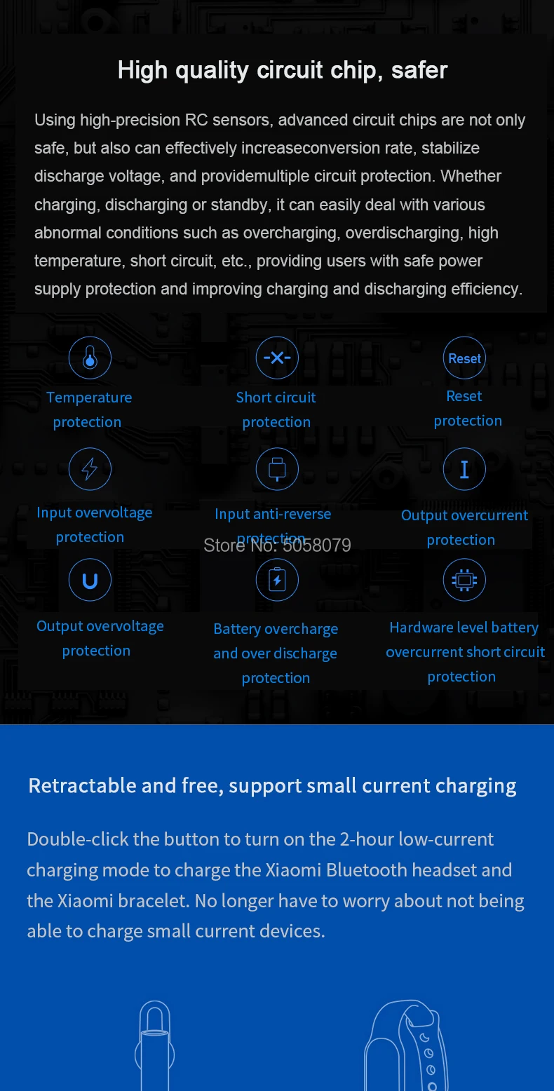 Xiao mi power Bank 3 10000 мАч PLM12ZM usb type C QC3.0 Быстрая зарядка mi power bank 10000 портативное зарядное устройство Poverbank