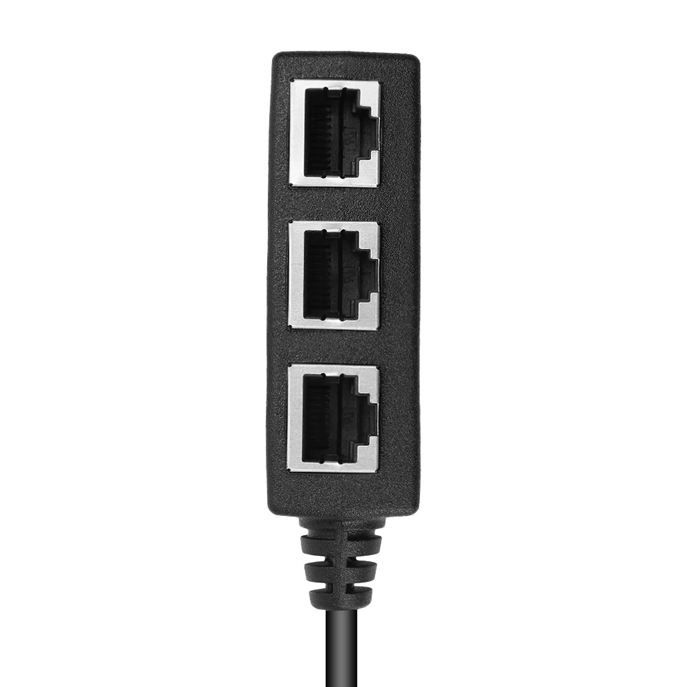 RJ45 a point three Ethernet Network 1 Male To 3 Female Connector Splitter Adapter for cable pc computer Cable | Компьютеры и офис