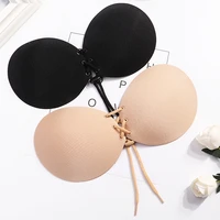 women invisible bra super push up seamless self adhesive sticky wedding party front strapless a b c d cup fly bra