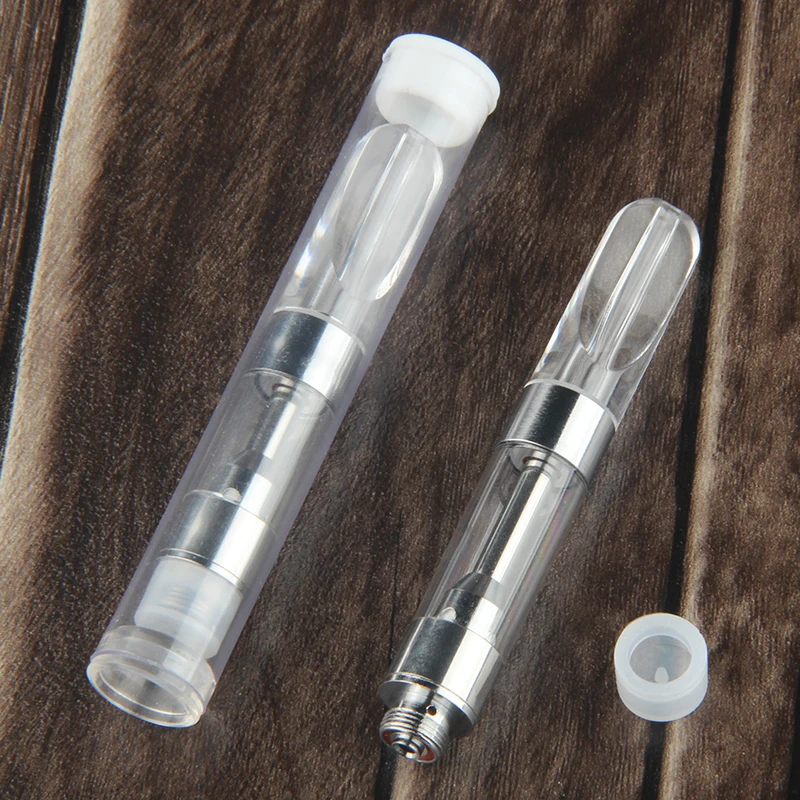 

10pcs G5 tank 0.5ml 1.0ml Acrylic Mouthpiece 510 Thread 2.0mm oil Hole Ceramic Coils G5 Thick Oil Vaporizer Pen CBD Cartridges