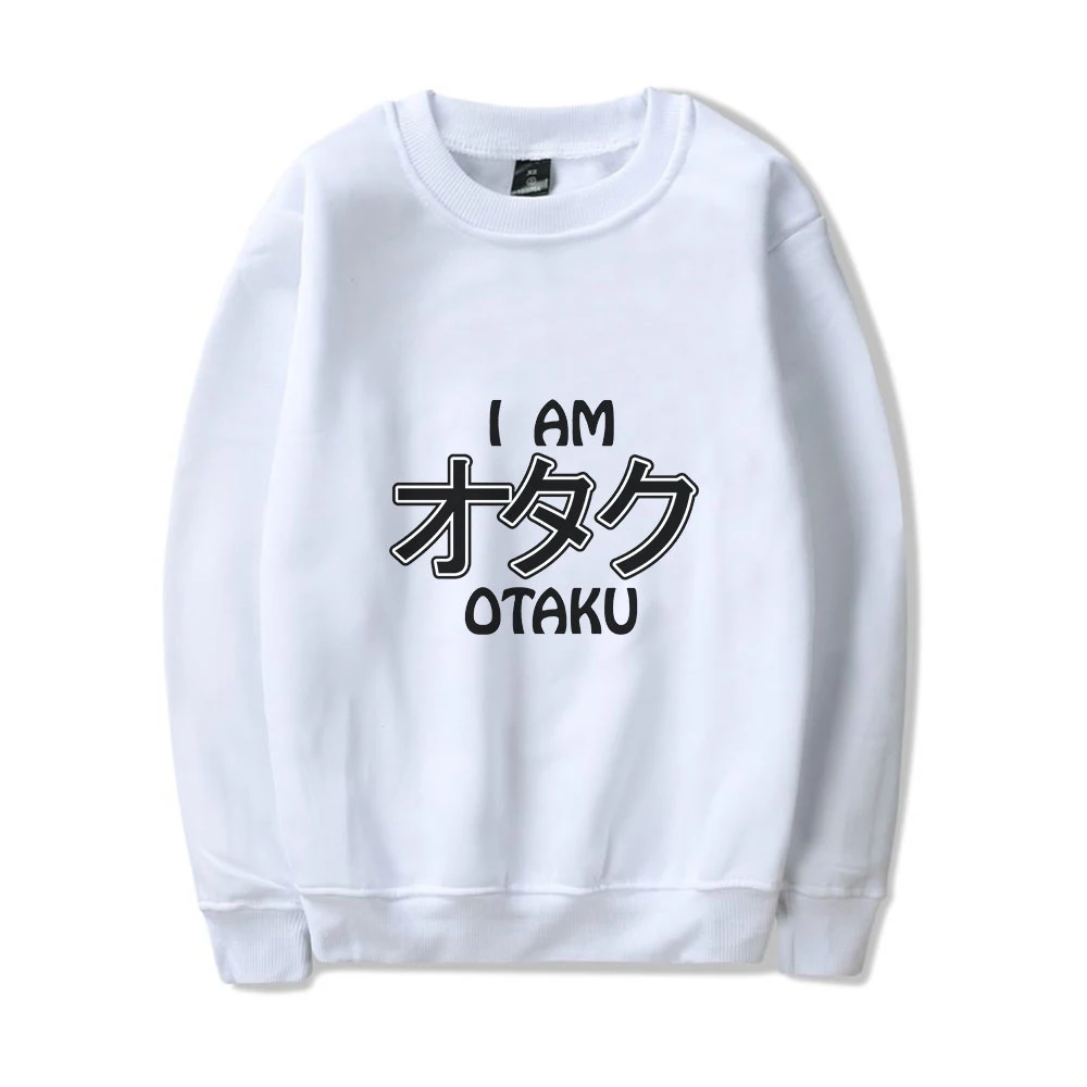 

Otaku Sweatshirt Pullover Fashion O-Neck Sweatshirts Women Casual Men Streetwear Sweatshirts Otaku Hoodie Print Harajuku Tops