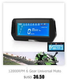 Мотоциклетные инструменты 10000 RMP ЖК Спидометр Тахометр для Yamaha Zuma BMK x125 YW125 speedomerter для Yamaha BWS 7 цветов